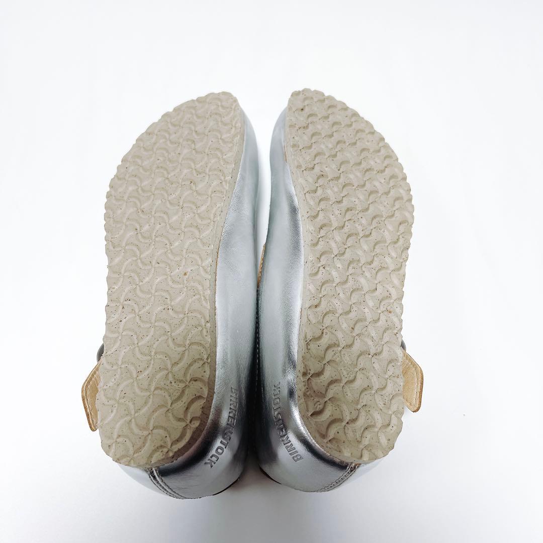 《2025年モデル 極美品》ビルケンシュトック トレーシー シルバー 24cm