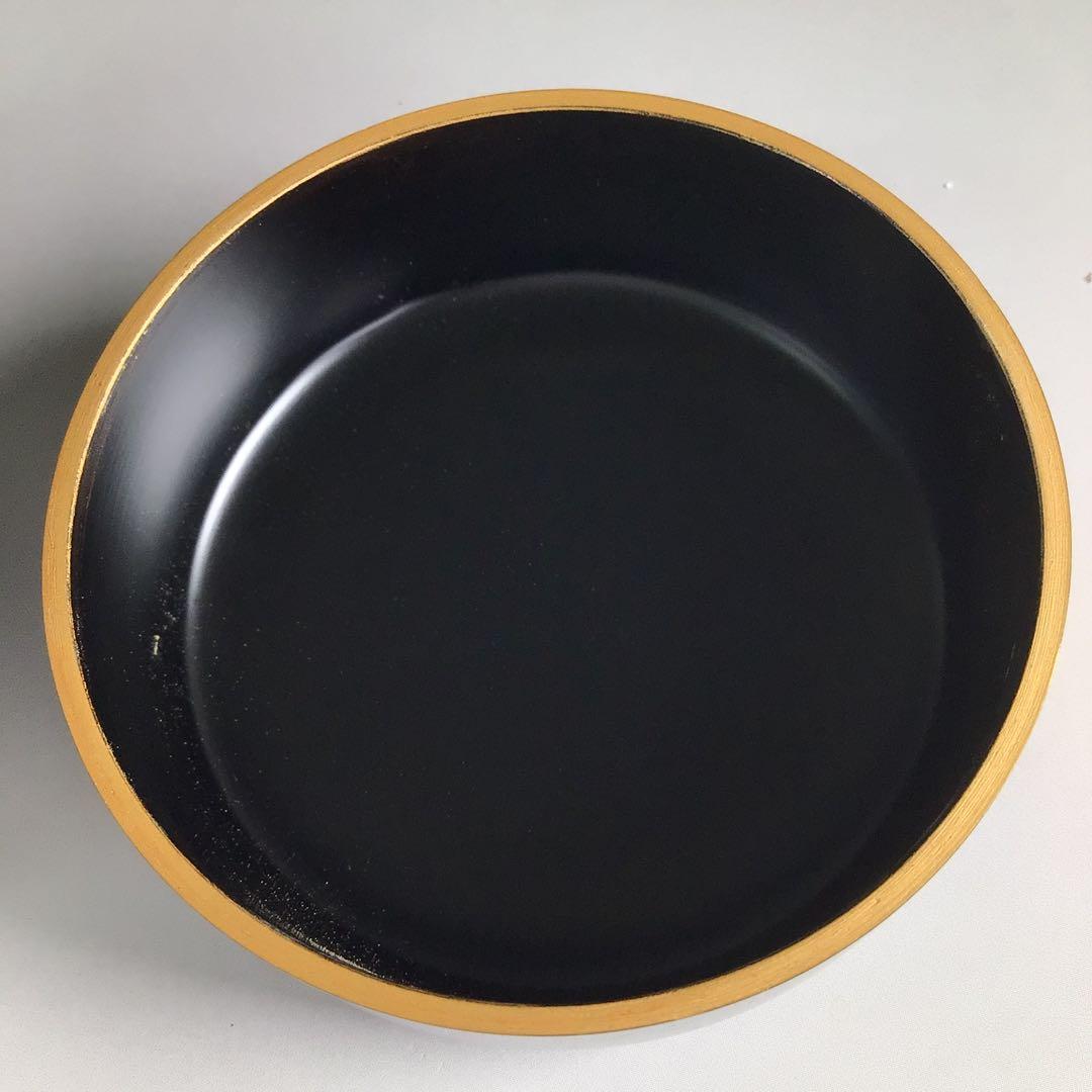 Ｒ３２８　棗　『蒔絵師　西條一斎作』『唐松蒔絵』『大棗』　共箱　茶道具