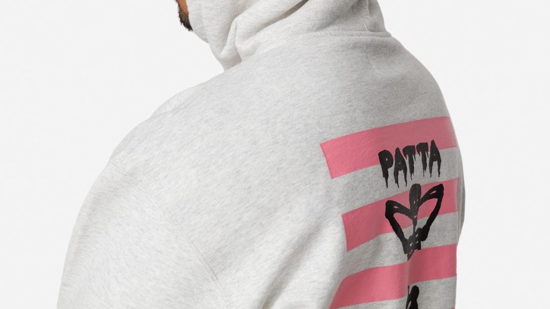 新品 Rapha + Patta 限定版 コットン フーディー グレー