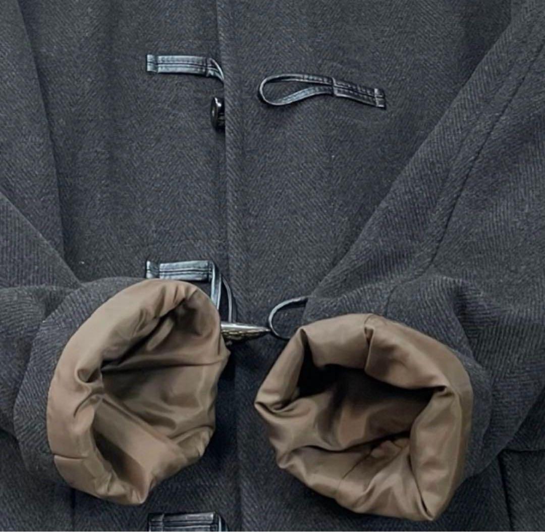 NY2 BY NEWYORKER ロングダッフルコート　ヘリンボーン　アンゴラ混