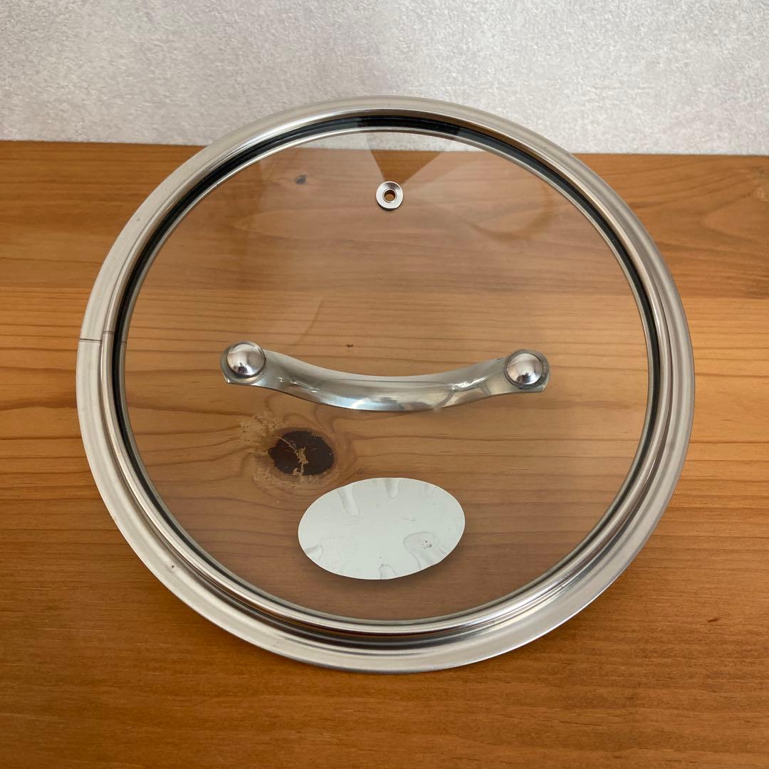 【新品】ラ・べットラ　ステンレス片手鍋 16cm ガラス蓋付き