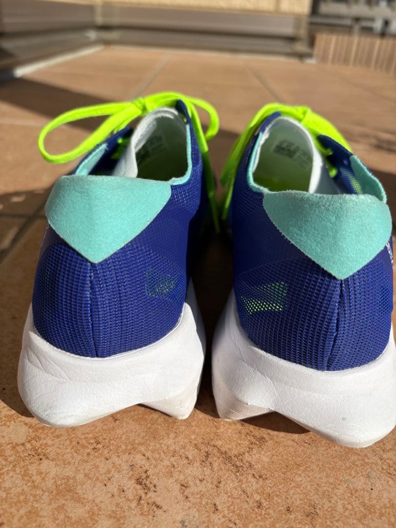 【美品】adizero japan8 アディゼロジャパン8 27cm 青/緑