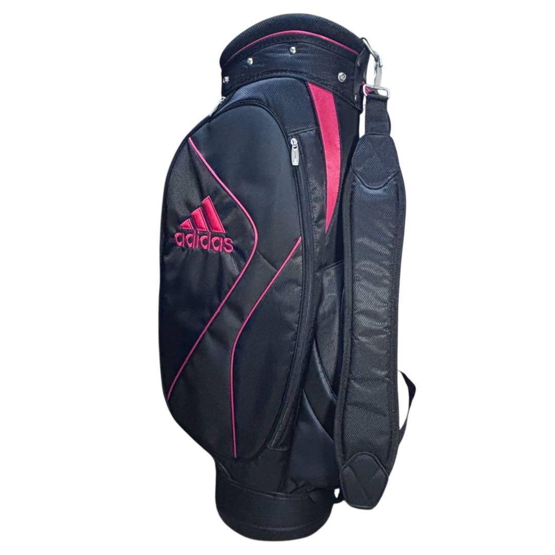 adidas キャディバッグ 軽量モデル 美品 ブラック naonao