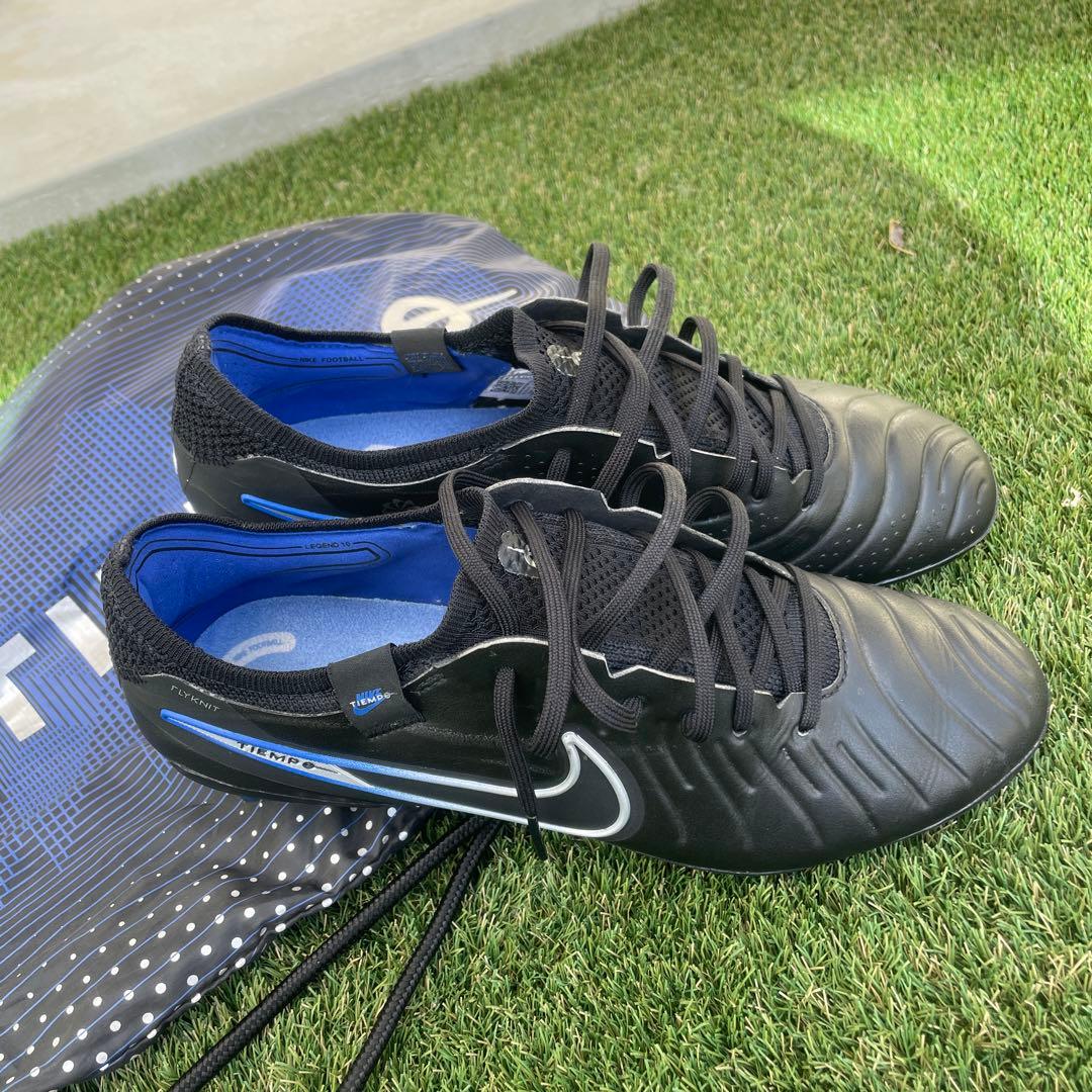 大幅値下 NIKE ナイキ ティエンポ レジェンドag 27 ブラック/ブルー