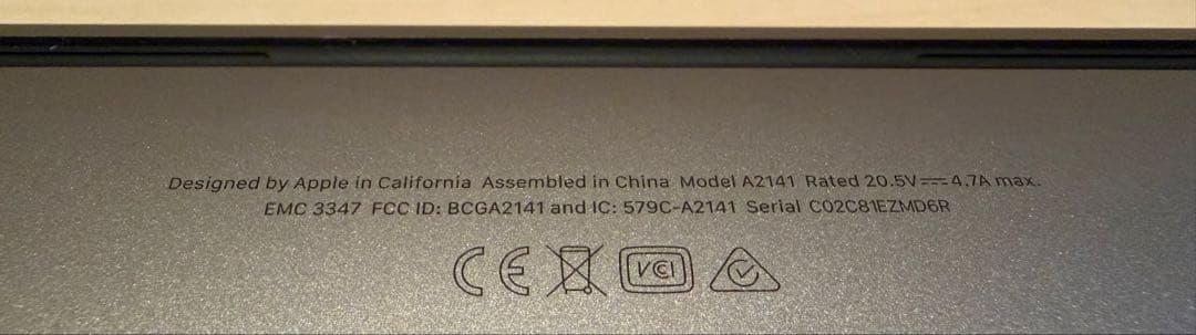 MacBook Pro (16インチ, 2019)i9 512GB 32GB