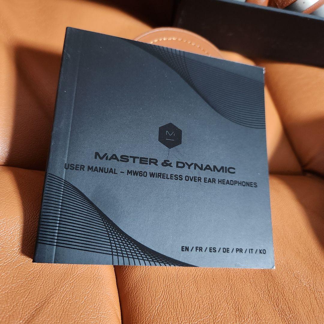 【廃盤希少♪美品】MASTER & DYNAMIC MW60 ヘッドホン