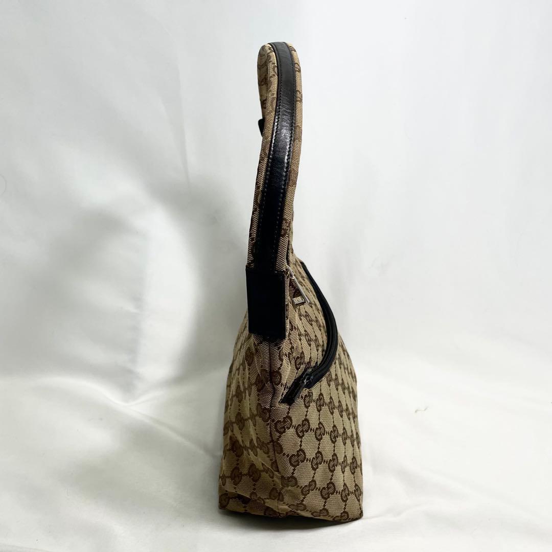 グッチ GG柄 ワンショルダー キャンバス ブラウン 大容量 多機能 肩がけ