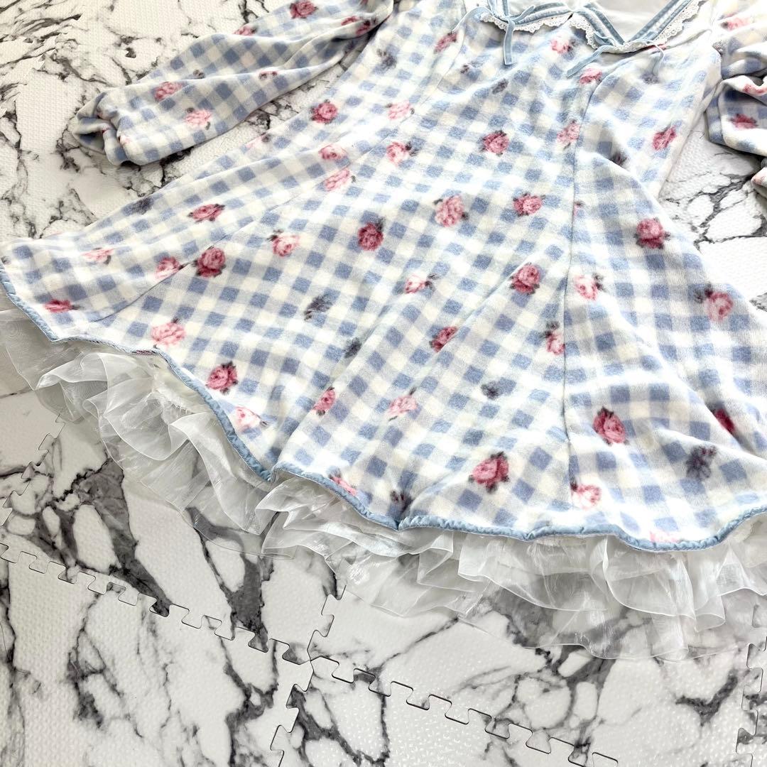 リズリサ　ワンピース　セーラー　花柄　フリル　タグ付き