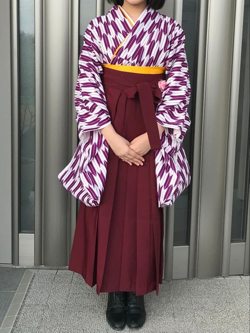 紫矢絣袴セット(対応身長153〜160cm) 卒業式　はいからさんが通る