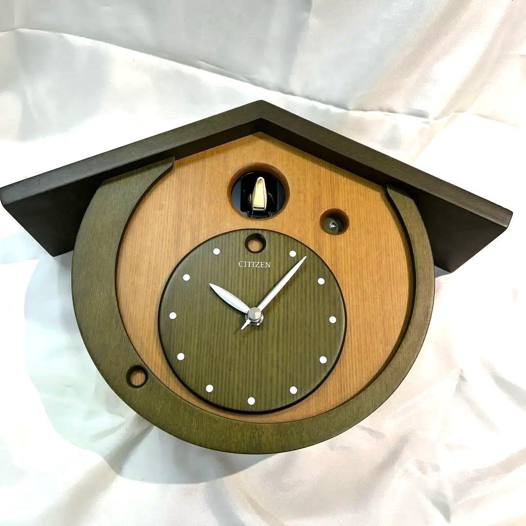 シチズン掛け時計はファインカッコーネスト 4MJ884ー005 クオーツ
