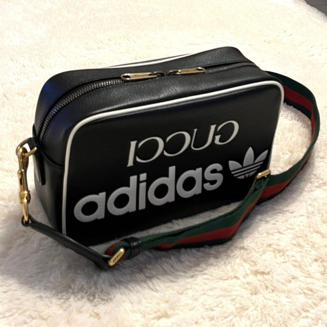 GUCCI adidas コラボショルダーバッグ