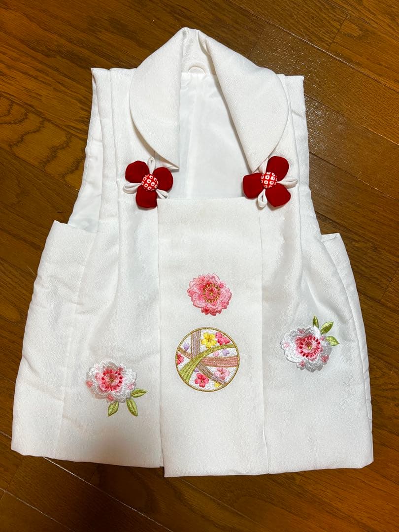 (中古品)七五三 着物 3歳 女の子 被布セット ひな祭り 販売 購入