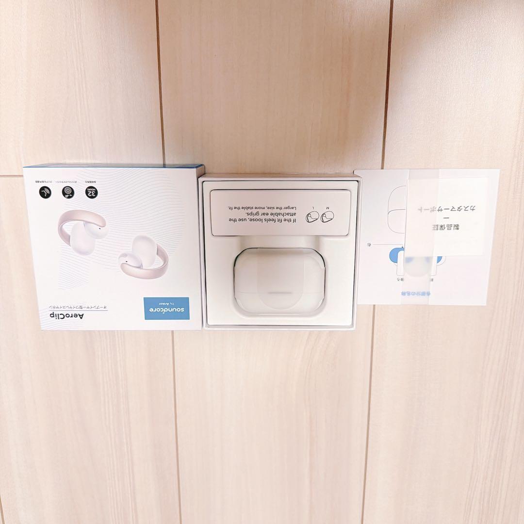 新品未使用soundcore AeroClip ワイヤレスイヤホン
