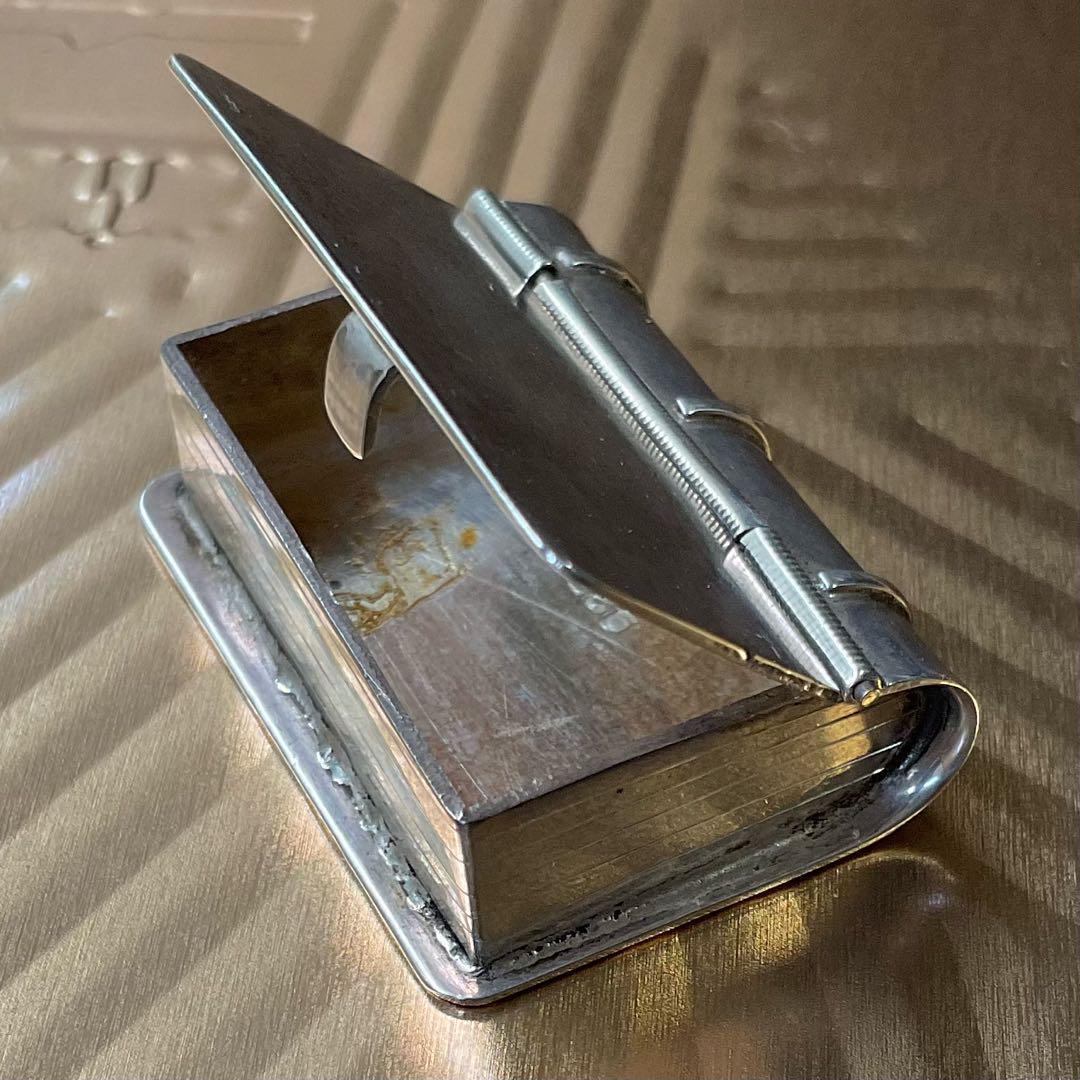 アンティークピルケース　スペインシルバー925　小物入れ　銀雑貨　蚤の市