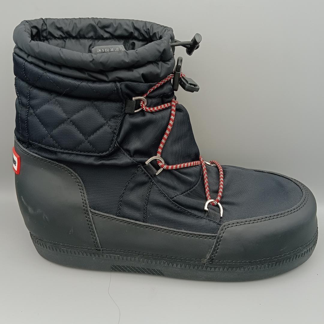 【極美品】HUNTER ハンター キルト スノー ショート ブーツ 24.0㎝