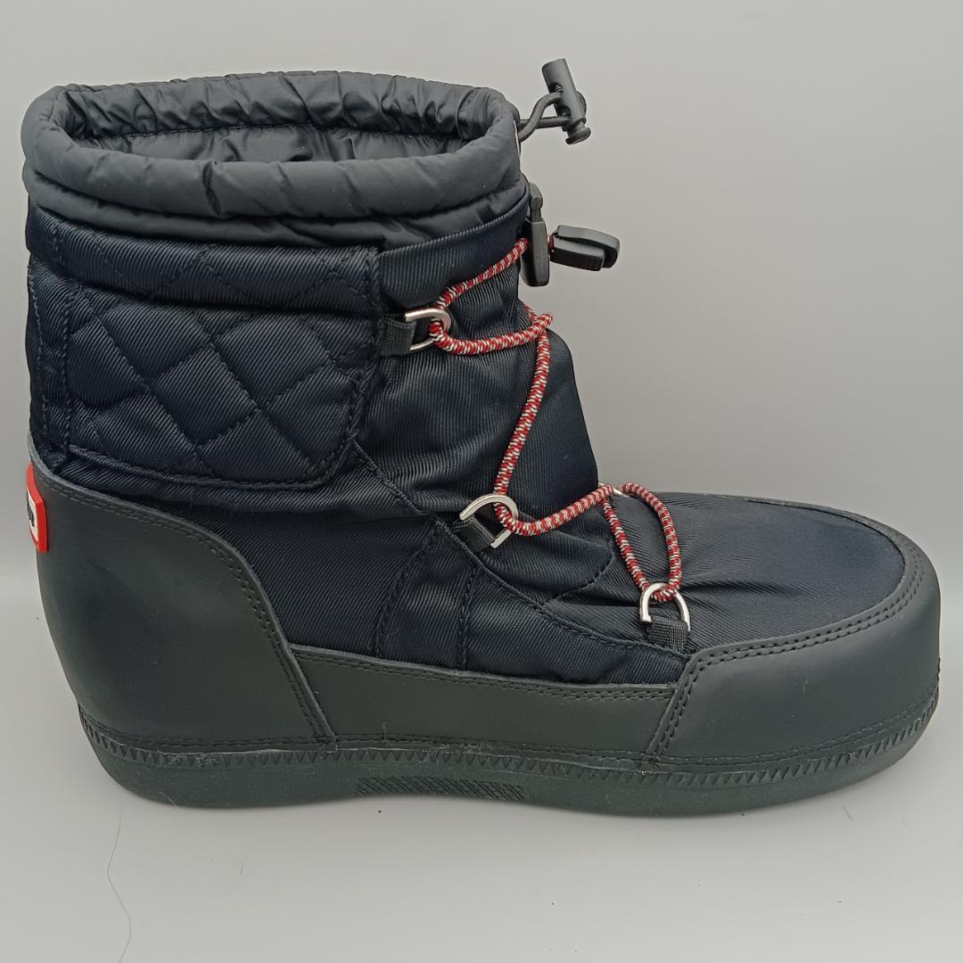 【極美品】HUNTER ハンター キルト スノー ショート ブーツ 24.0㎝