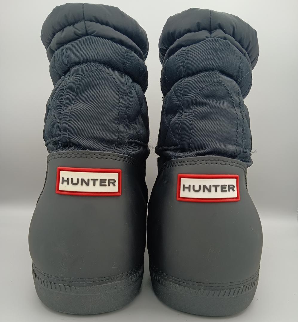 【極美品】HUNTER ハンター キルト スノー ショート ブーツ 24.0㎝