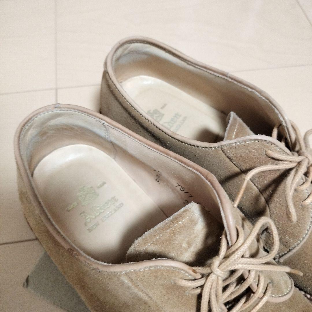 Alden ベージュ スエード レースアップ 7 1/2D