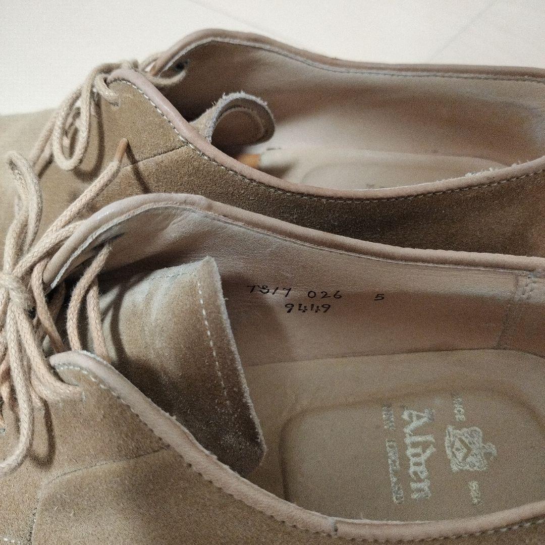 Alden ベージュ スエード レースアップ 7 1/2D