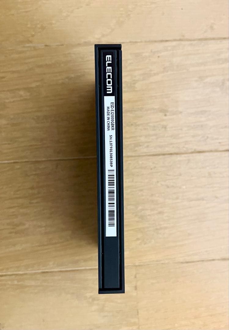 ELECOM LBD-PU3-SSD 外付けSSD ブラック