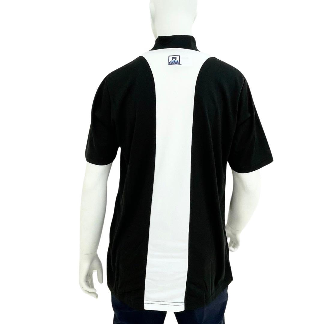 エリートグリップ　ROUGHWATERS 半袖モックネック　ブラック　LL