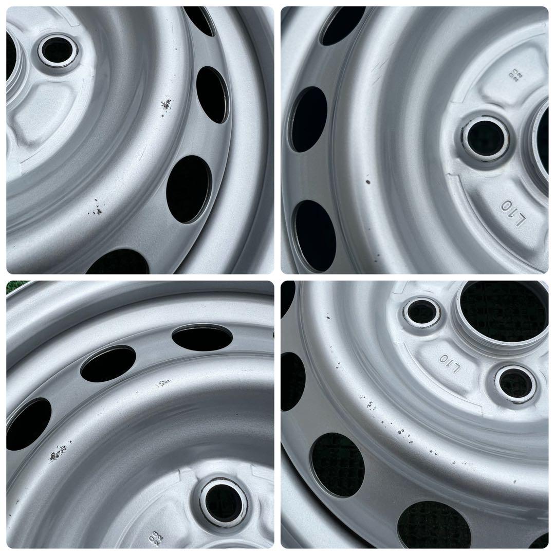 トヨタ純正 プロボックス 14インチスチールホイール シルバー色4本