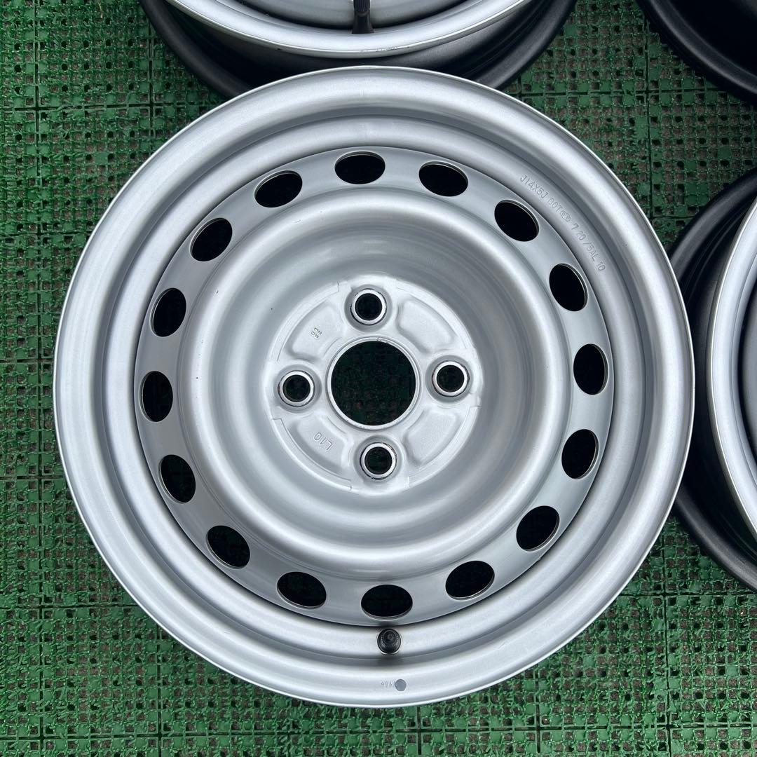 トヨタ純正 プロボックス 14インチスチールホイール シルバー色4本