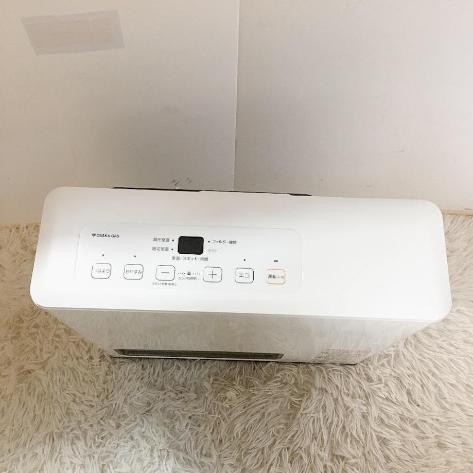 NORITZ GFH-2405 ガスファンヒーター ノーリツ 都市ガス ホワイト