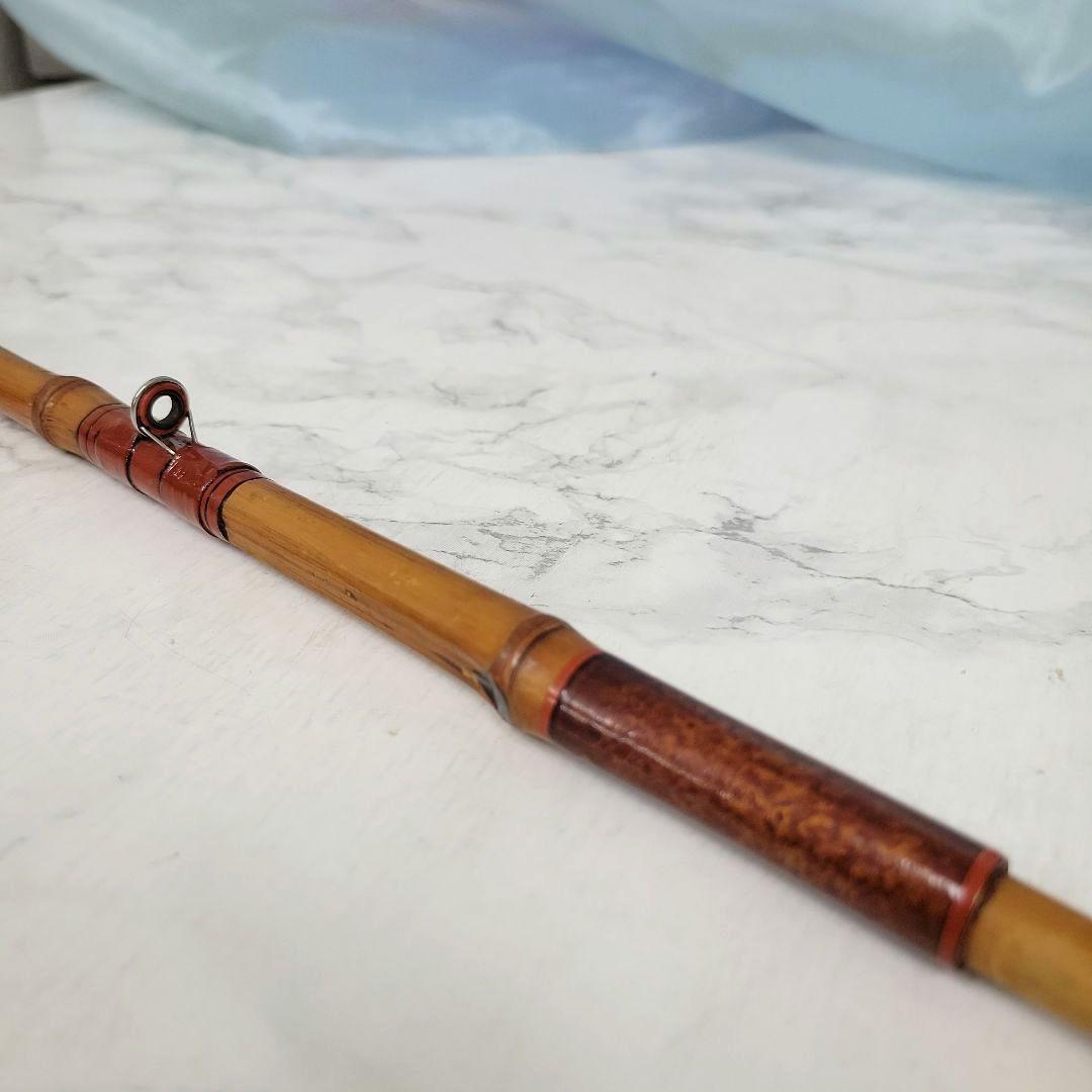 渓流釣り　海釣り　和竿　竹竿　銘々　東甚作　&　幸竹　竿袋１点付き