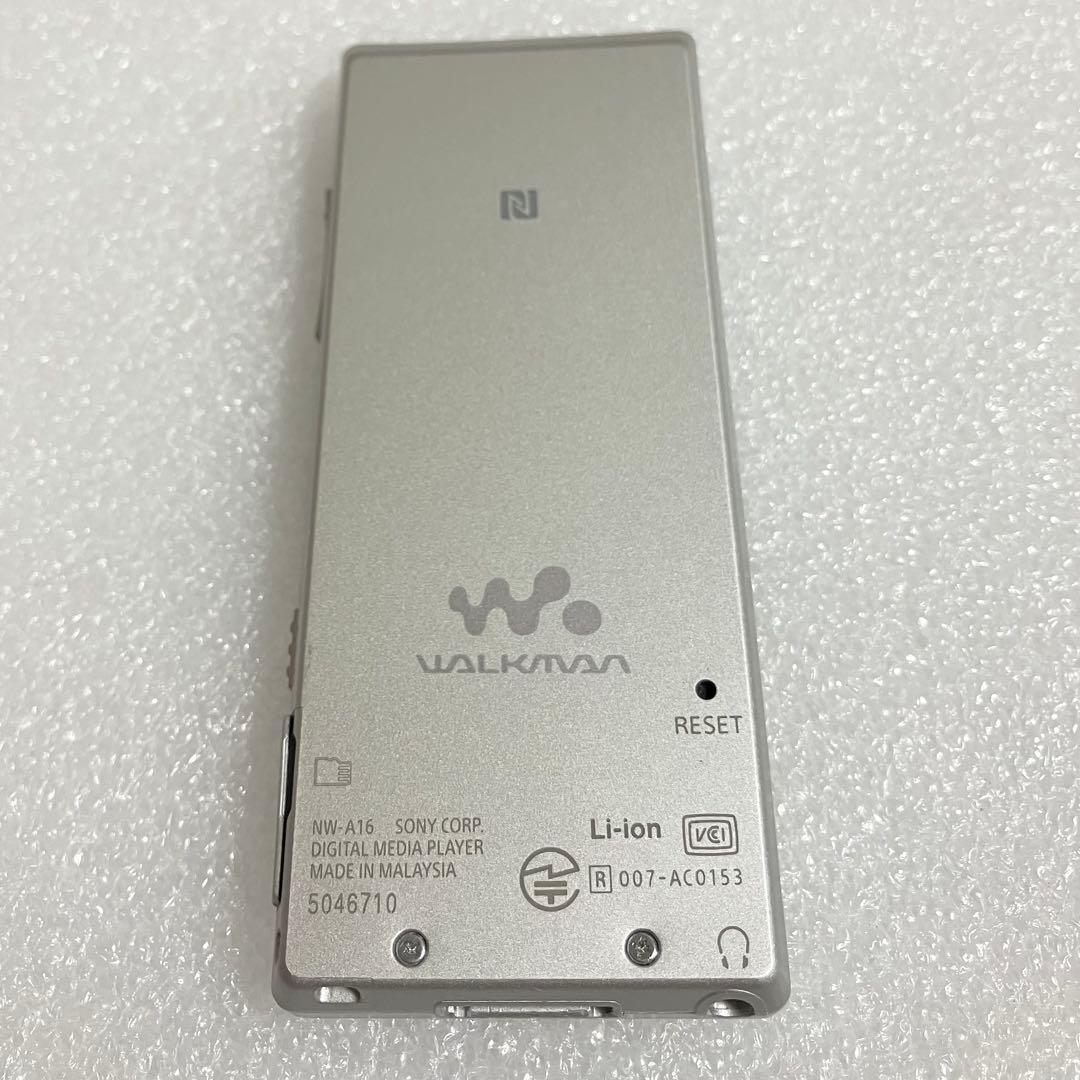 【美品　バッテリー良好】　ソニー　ウォークマン　NW-A16 32GB 白銀