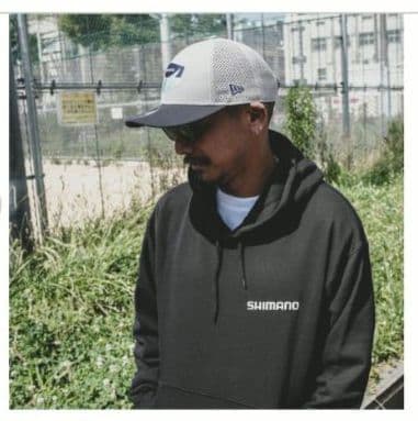 ウェア SHIMANO Big Logo Pullover Hoodie BLACK M