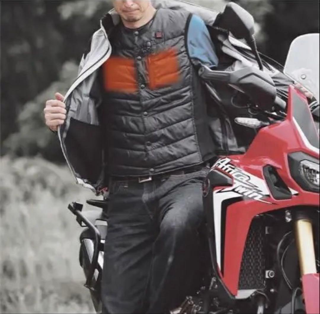 電熱ベストHeateck 黒　ブラック