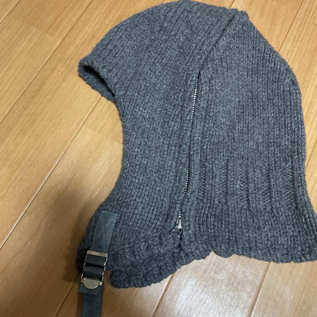 タム　Tamme 23w ウール　アビエーターニット　帽子　パイロットキャップ