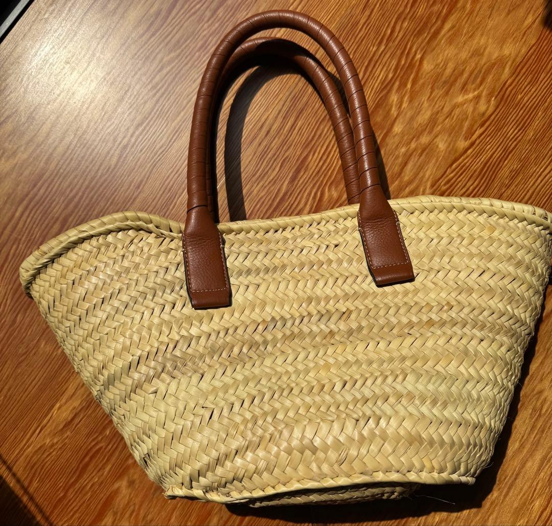 Chloe レザーのかごバッグ