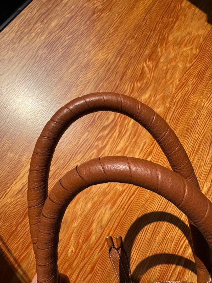 Chloe レザーのかごバッグ