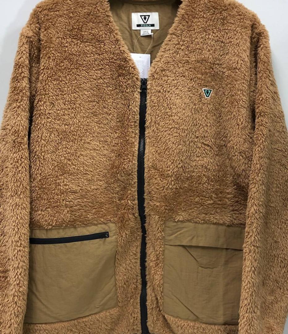 Vissla(ヴィスラ)『SOFT BOA ZIP JACKET』BEIGE L