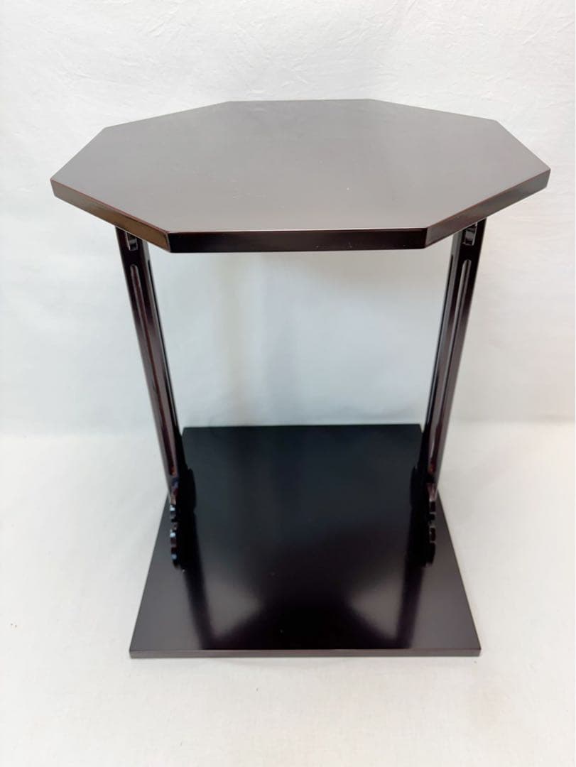 美品 茶道具 溜塗 寿棚 淡々斉好 組み立式茶の湯道具 茶棚 茶事 小棚 元箱