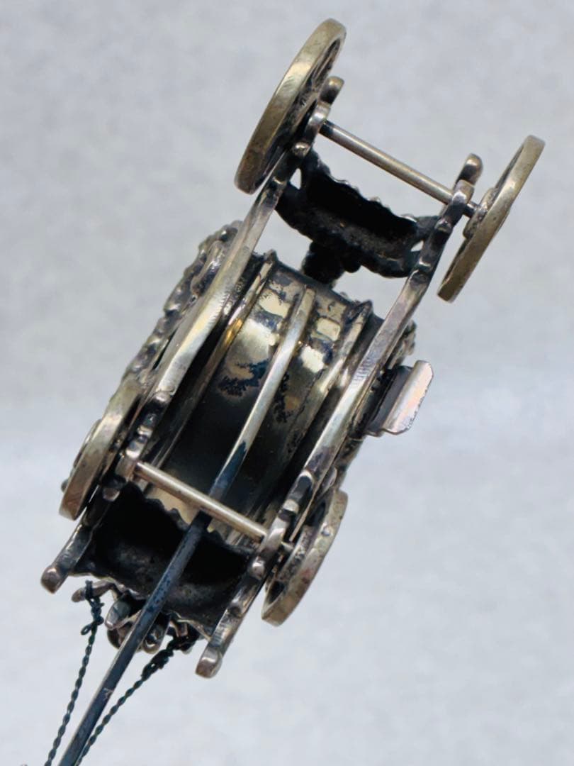 ビンテージ ヨーロッパ 皇室 馬車 ミニチュア 銀835 シルバー スターリング