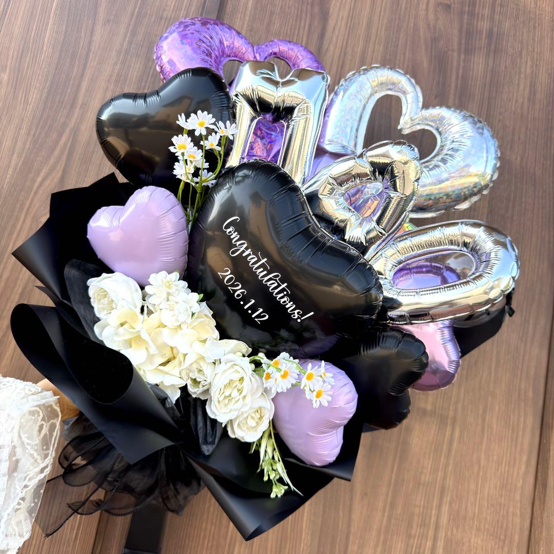 卒業式❤︎バルーンブーケ花束｜風船 ギフト お祝い 誕生日 推し活 ピンク