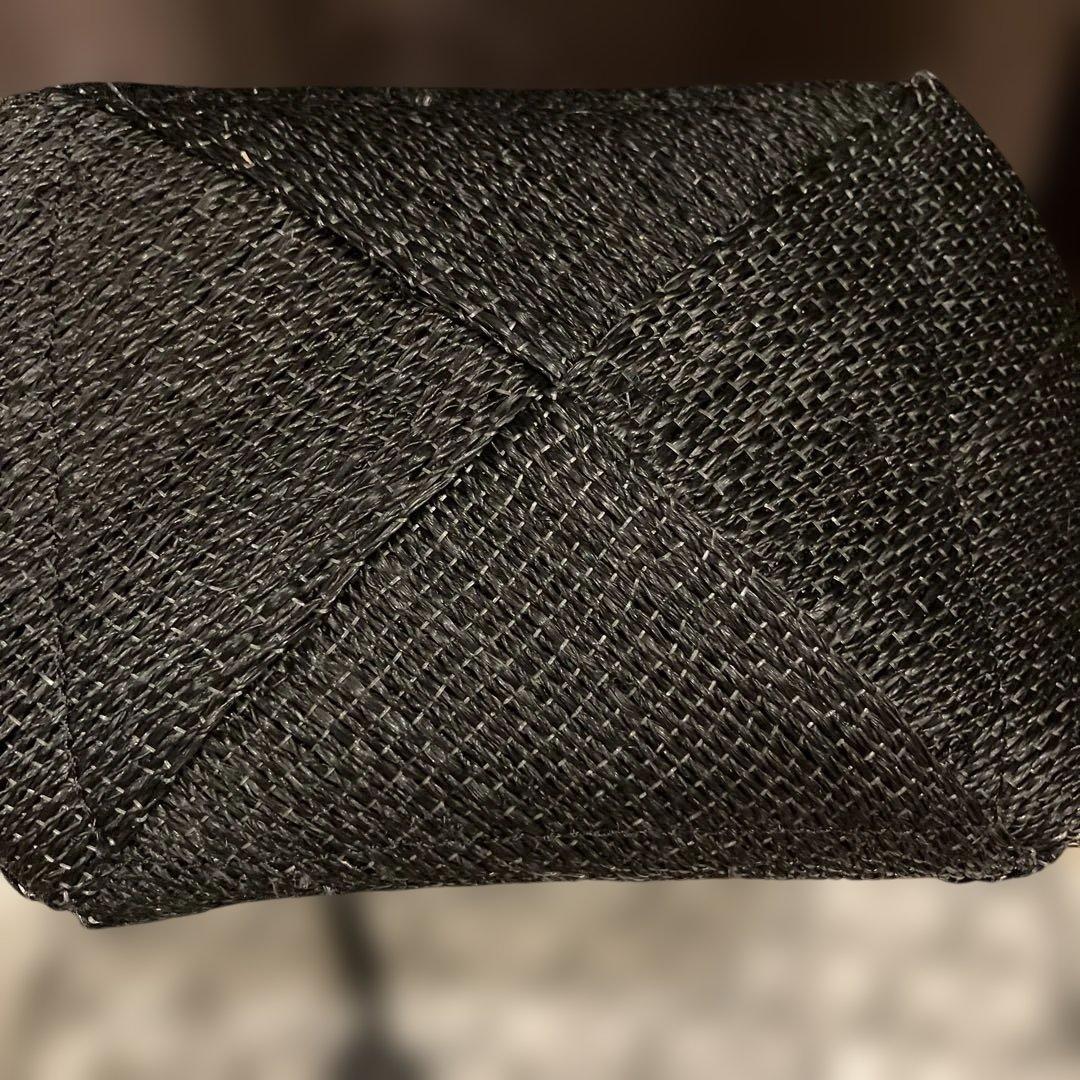 ヴィオラドーロ　かご　バッグ　ブラック　アバカv-8486 MIRO 肩掛け