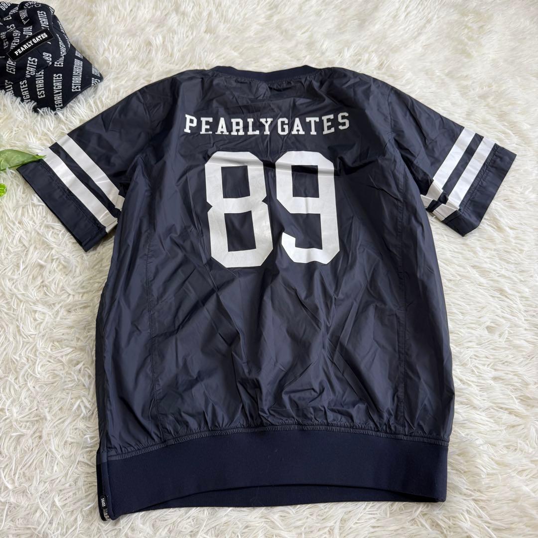 【パーリーゲイツ】美品 スニード ネイビー ワッペン 4サイズ メンズ 2way