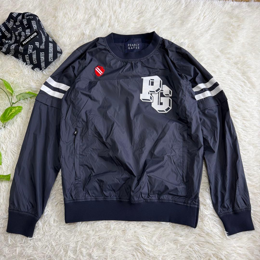 【パーリーゲイツ】美品 スニード ネイビー ワッペン 4サイズ メンズ 2way