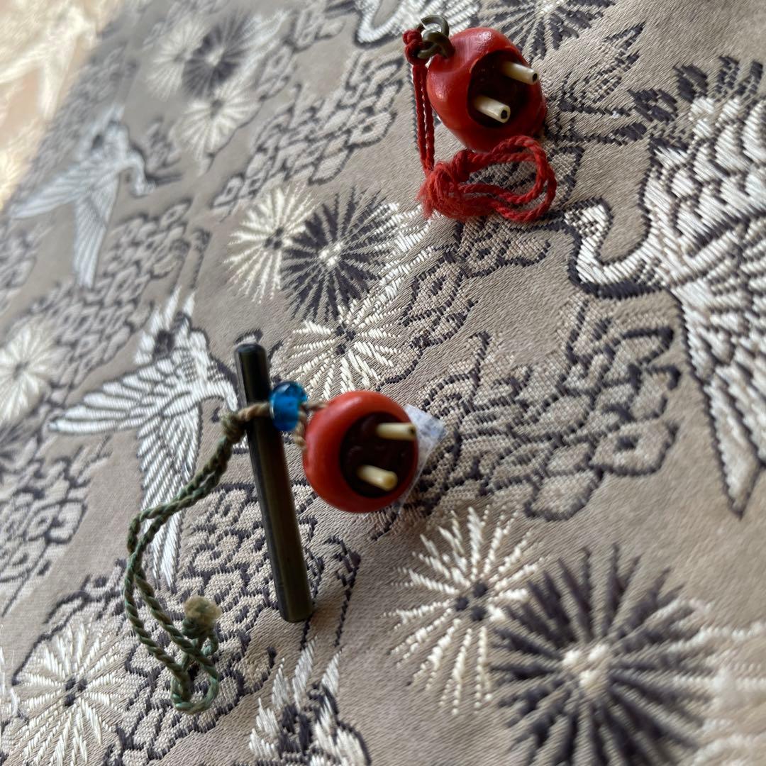 神戸人形　出目人形　達磨　瓢箪　煙草入れ