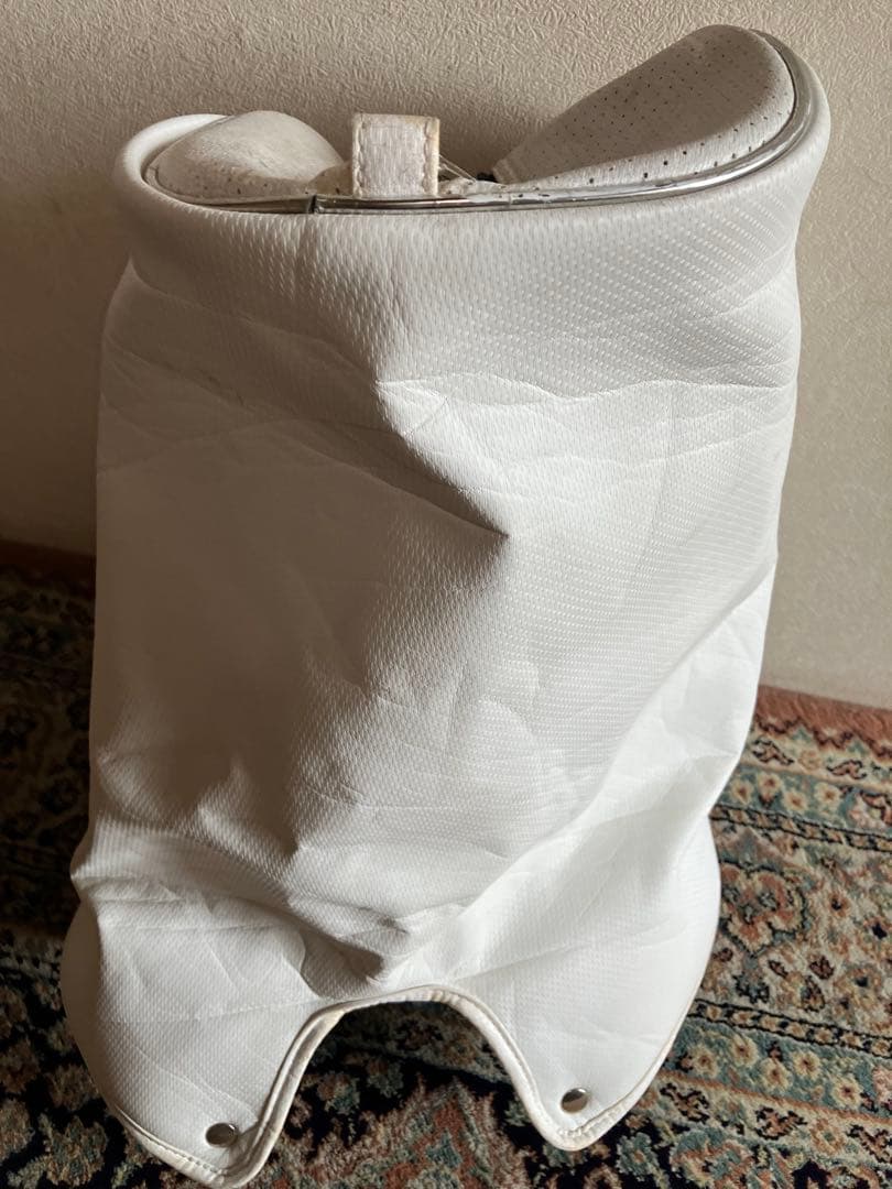 le coq sportif キャディバッグ ホワイト/ブルー