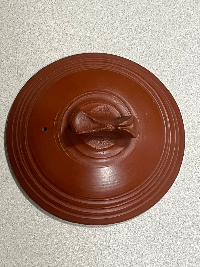 急須　宝瓶　朱泥　常滑焼　石仙