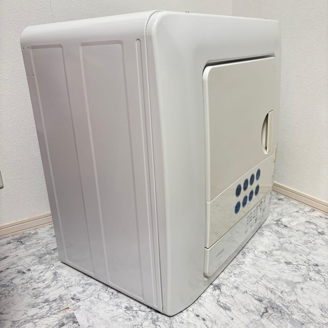 美品✨清潔✨2021年製　東芝 衣類乾燥機 4.5kg ED-458 ホワイト