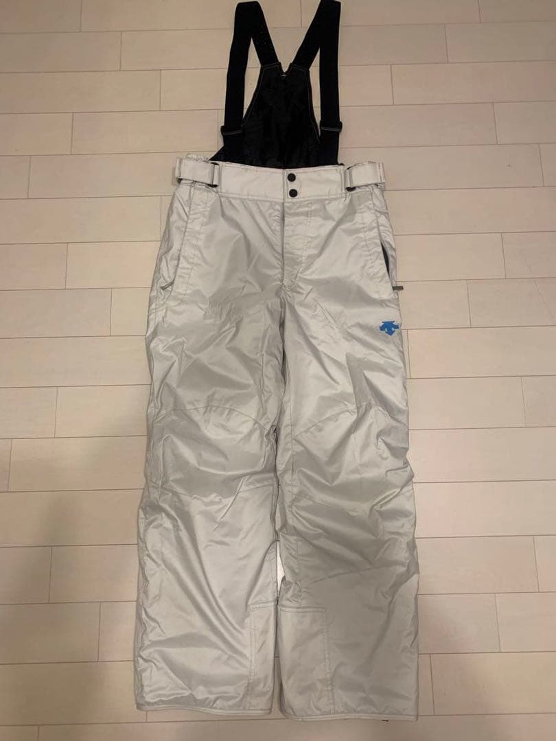 DESCENTE スキーウェア L青色・白色