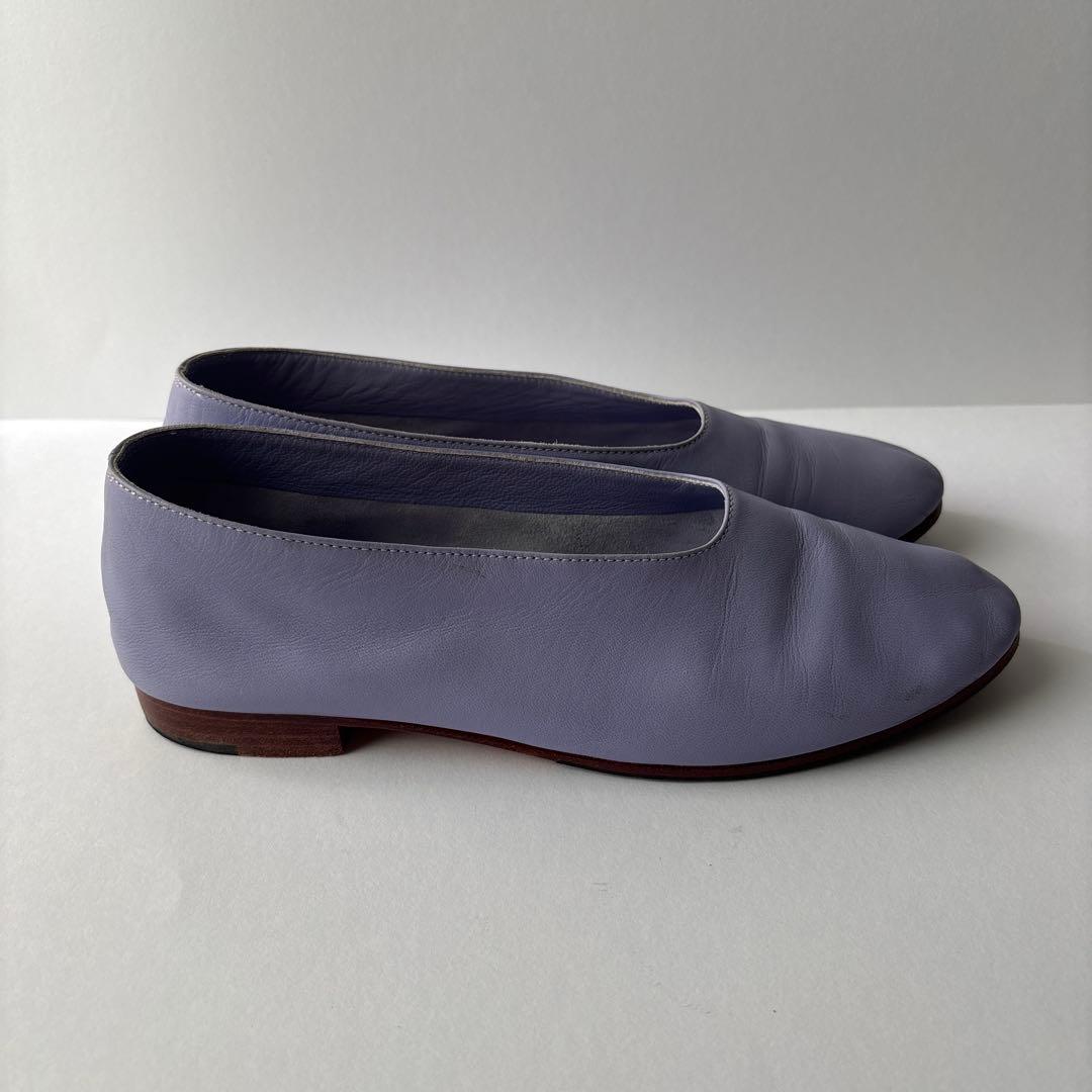 マルティニアーノ MARTINIANO 37 ラベンダー フラットシューズ