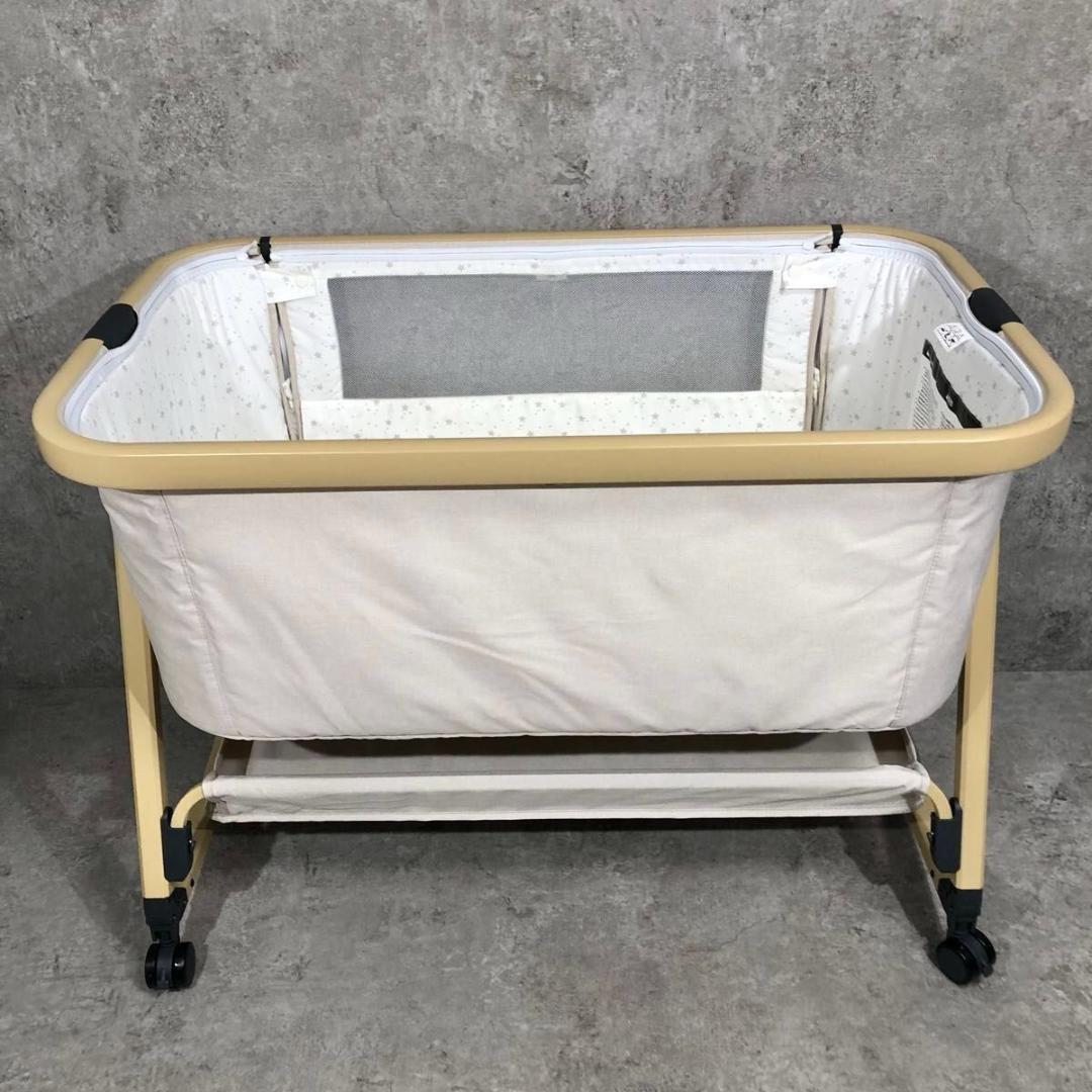 美品 折りたたみ HZDMJ ベビーベッド ゆりかご 添い寝 プレイヤード