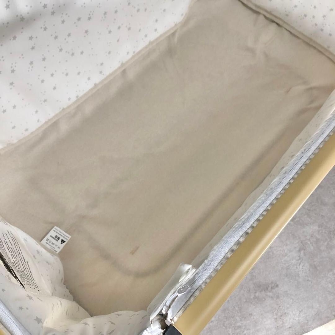 美品 折りたたみ HZDMJ ベビーベッド ゆりかご 添い寝 プレイヤード